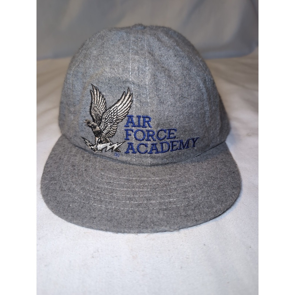 Vintage Air Force Academy Flacons Felt Wool Hat Cap USA Adjustable Colorado Cap